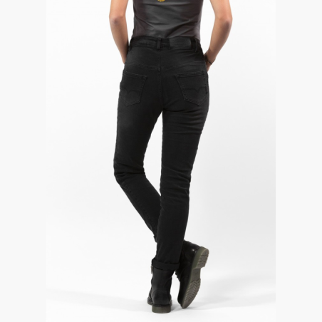 Blugi Moto Dama John Doe Betty High Black XTM | MotorBikers