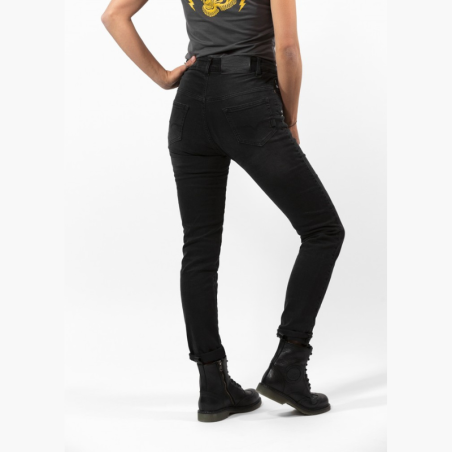 Blugi Moto Dama John Doe Betty High Black XTM | MotorBikers