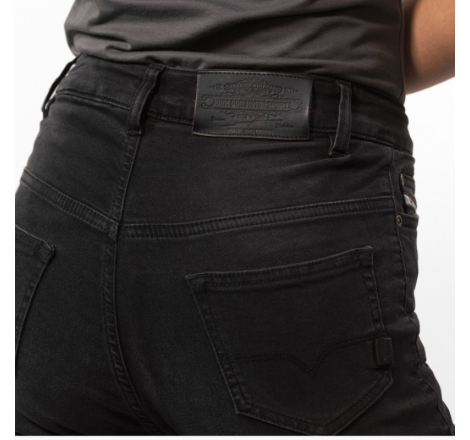 Blugi Moto Dama John Doe Betty High Black XTM | MotorBikers