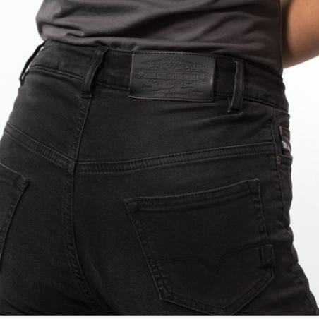 Blugi Moto Dama John Doe Betty High Black XTM | MotorBikers