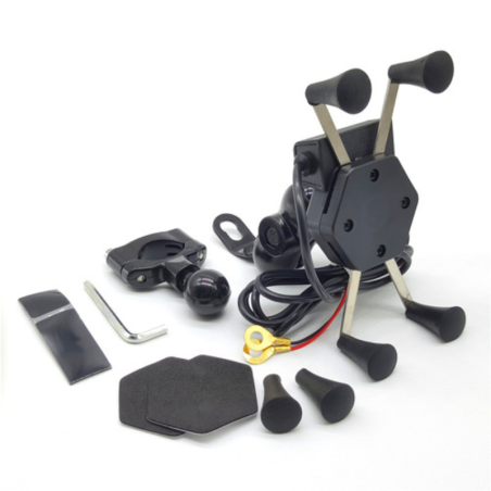 uport telefon moto FreedConn MC7CL cu USB | Motorbikers.ro