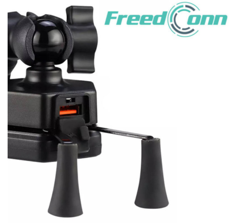Suport telefon moto FreedConn MC20W cu USB | Motorbikers.ro