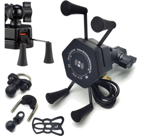 Suport telefon moto FreedConn MC20W cu USB | Motorbikers.ro