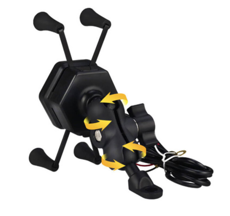 Suport telefon moto FreedConn MC20W cu USB | Motorbikers.ro