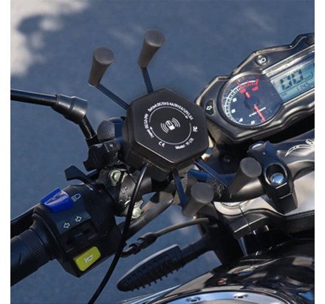 Suport telefon moto FreedConn MC20W cu USB | Motorbikers.ro