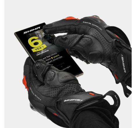 Manusi scurte sportiva de piele Shima XRS3