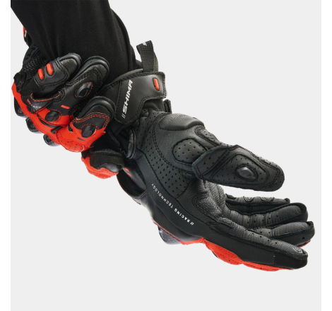 Manusi scurte sportiva de piele Shima XRS3