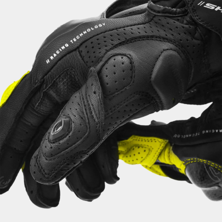 Manusi moto scurte sportiva de piele Shima XRS3