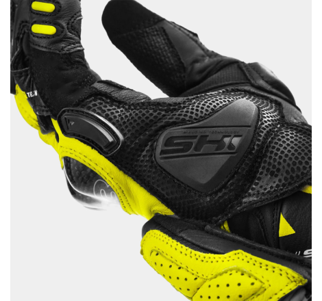 Manusi moto scurte sportiva de piele Shima XRS3