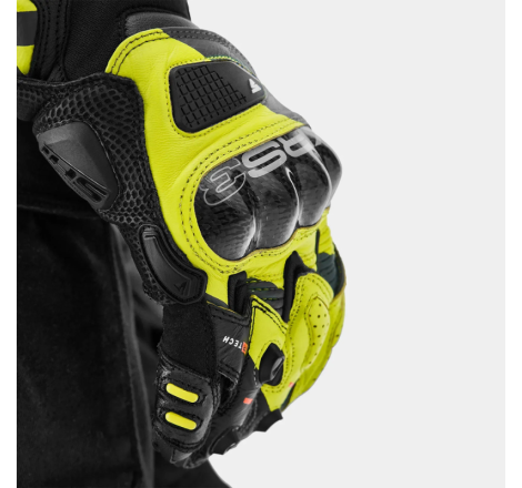 Manusi moto scurte sportiva de piele Shima XRS3