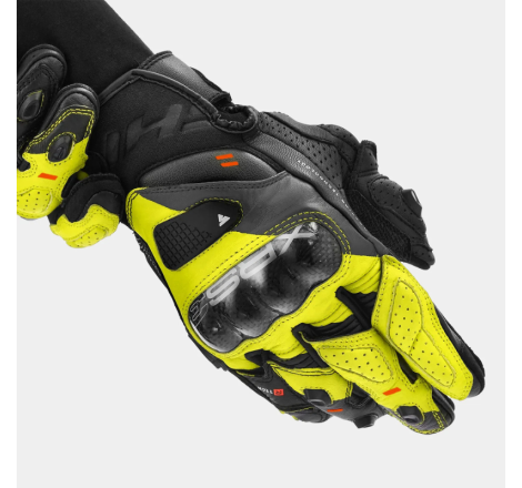 Manusi moto scurte sportiva de piele Shima XRS3