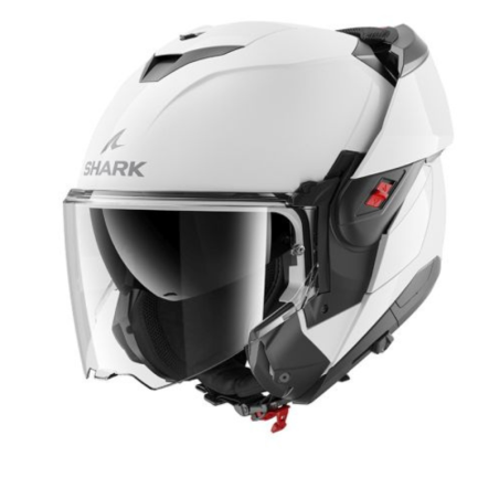Casca modulara Shark OXO Blank P/J Flip Back | Motorbikers