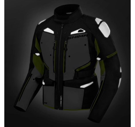 Geacă Moto Touring Shima Dune - Sistem 3-în-1, Impermeabilă