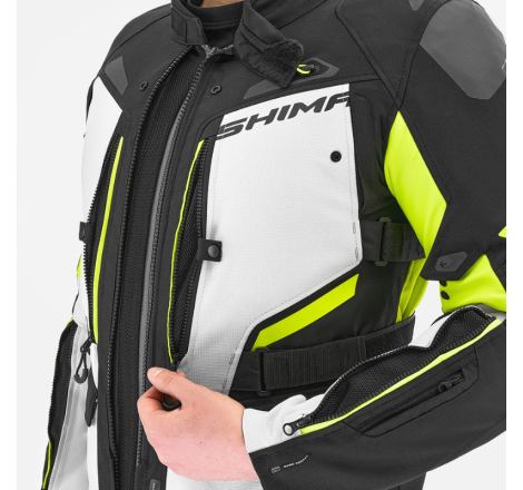 Geacă Moto Touring Shima Dune - Sistem 3-în-1, Impermeabilă