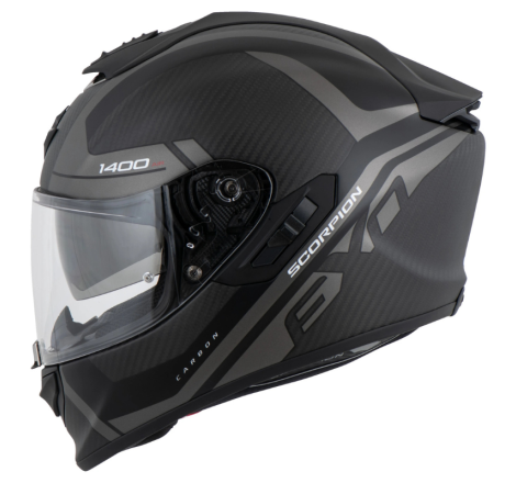 Cască Moto Integrală SCORPION EXO-1400 EVO II Carbon Air Enko – Carbon, Ochelari Soare