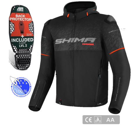 geaca-moto-shima-drift-plus-negru-ROSU-protectii-nivel-2