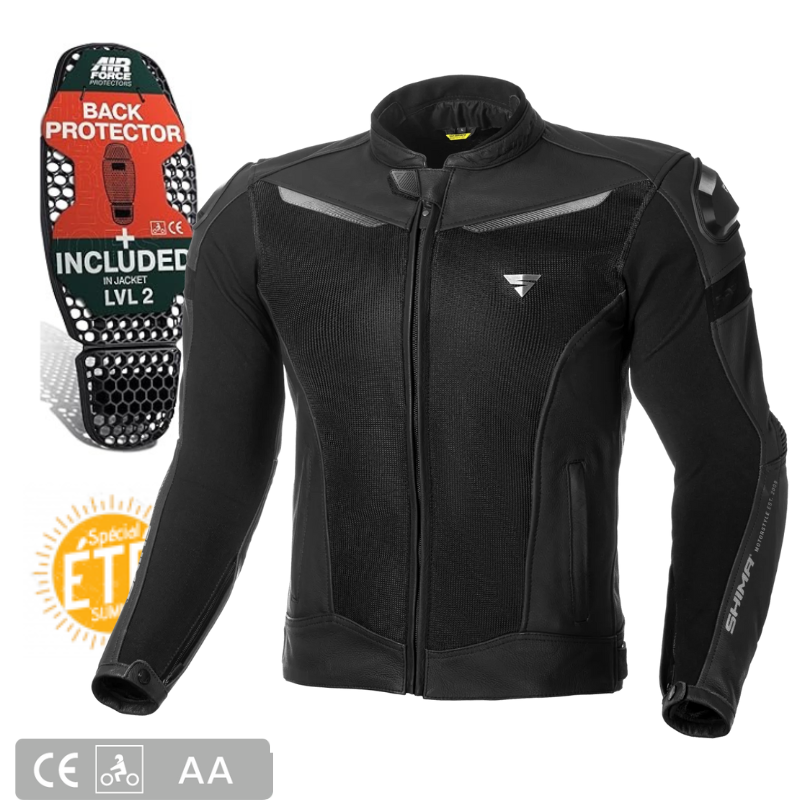 Geaca din piele si textil Shima Piston