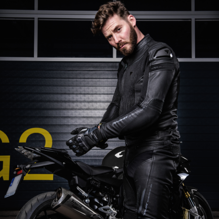 Geaca Shima Piston | Piele + Textil Moto | motorbikers.ro