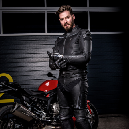 Geaca Shima Piston | Piele + Textil Moto | motorbikers.ro