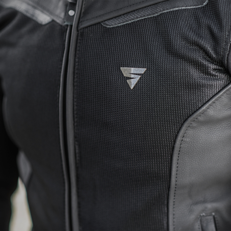 Geaca Shima Piston | Piele + Textil Moto | motorbikers.ro