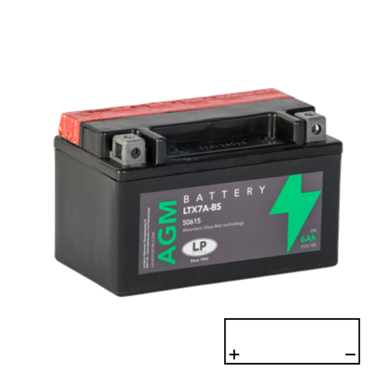 Baterie LP LTX7A-BS 12V-6Ah (CCA105)
