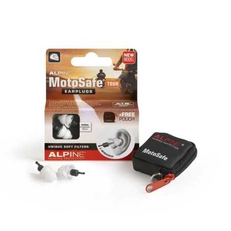 Dopuri de urechi moto Alpine MotoSafe Tour – filtru acustic 17dB SNR pentru touring