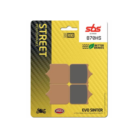 Set placute frana Eva Sinter SBS 870HS