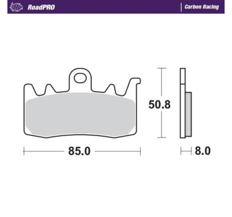 Set placute frana Moto-Master Carbon Racing