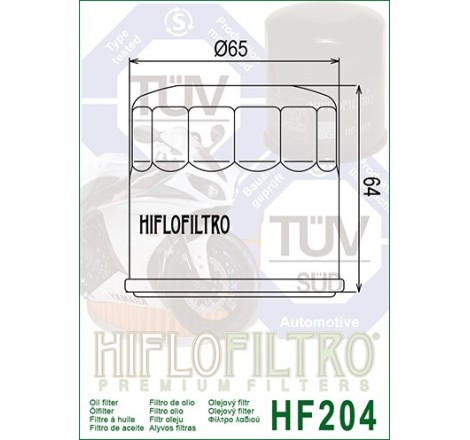  Filtru ulei HF202