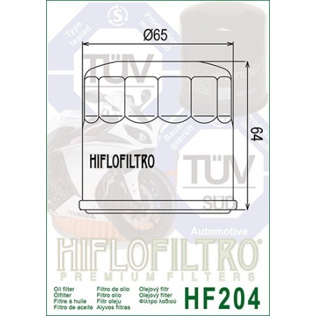  Filtru ulei HF202