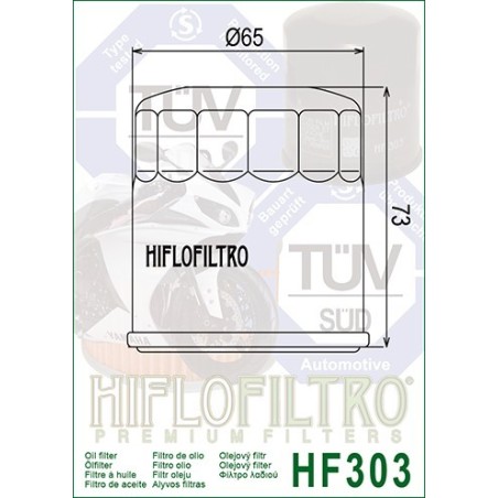  Filtru ulei HF303