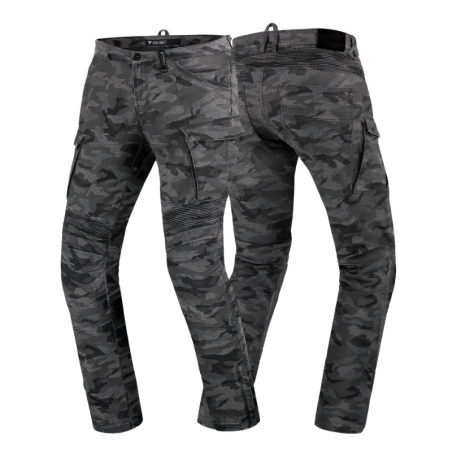 Pantaloni de protecție moto textili Shima Giro 3.0 Camo pentru bărbați,Tapered Fit