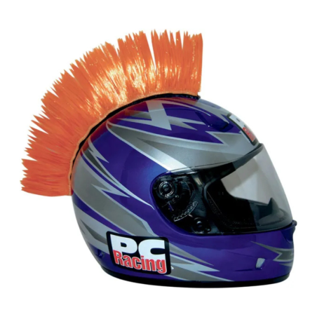 Creastă Moto pentru Cască Mohawk – Accesoriu Cauciuc, Autoadeziv