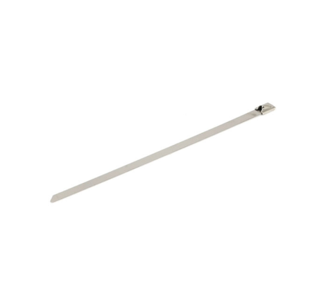 Colier de evacuare din inox transparent, lungime 8"