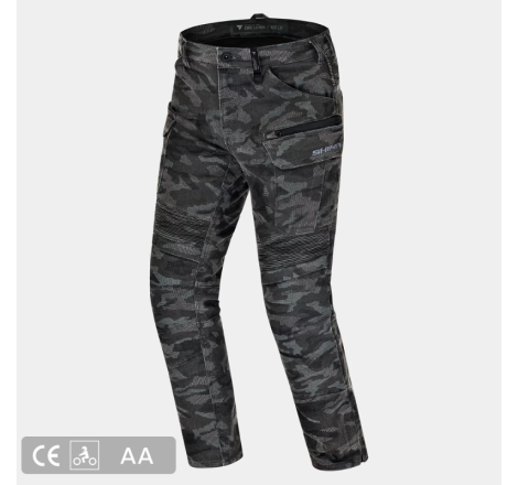 Pantaloni de protecție moto textili Shima Giro 3.0 Camo pentru bărbați,Tapered Fit