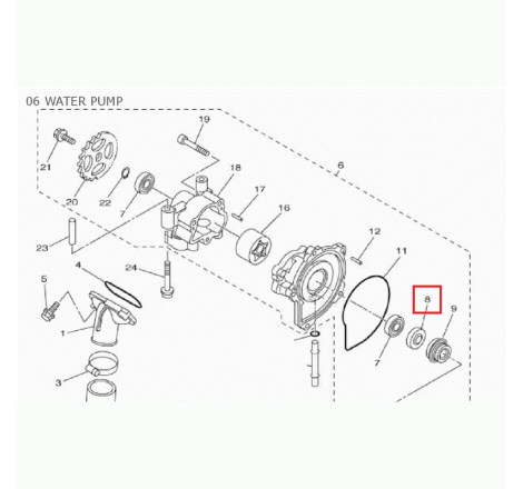 Yamaha simering pompa apa  9310212321