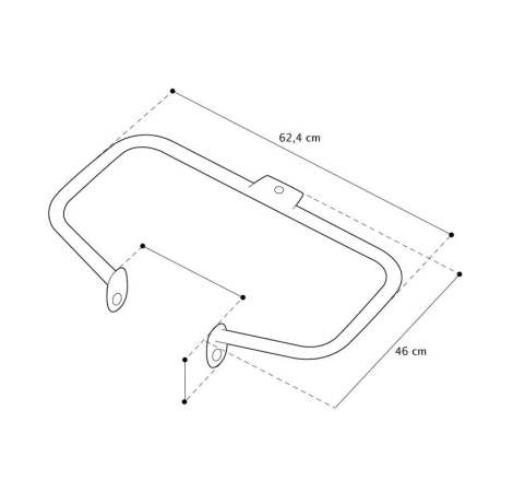 Protectie motor compatibil cu Harley Davidson XR 1200 08-10 HS5 negru Craftride
