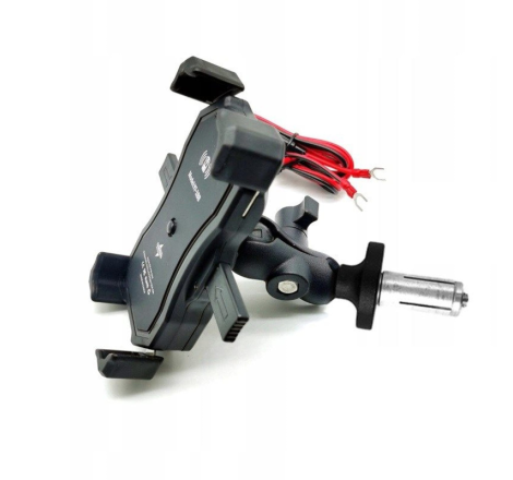 Suport telefon moto ATV cu încărcare wireless | Motorbikers.ro