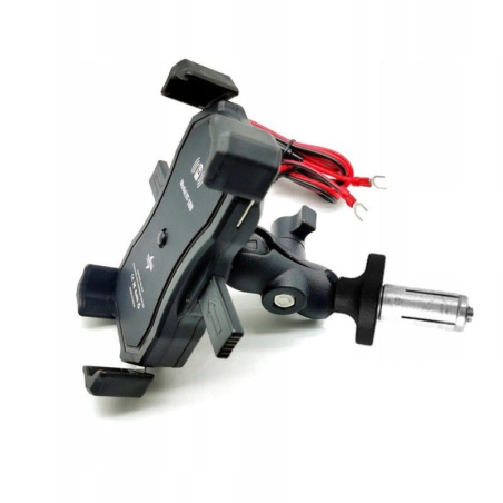 Suport telefon moto ATV cu încărcare wireless | Motorbikers.ro