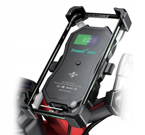 Suport telefon moto ATV cu încărcare wireless | Motorbikers.ro