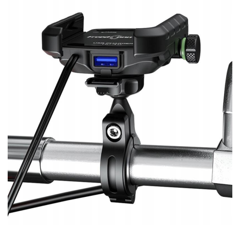 Suport pentru telefon FreedConn MC10K-V2 cu incarcator USB