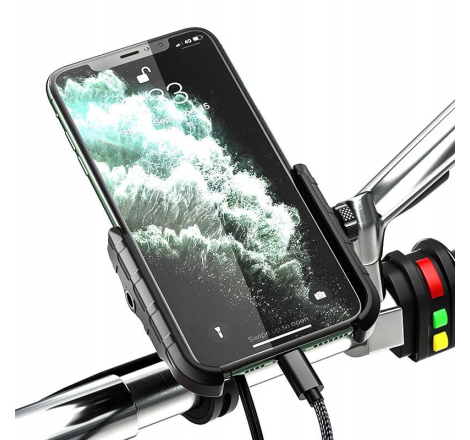 Suport pentru telefon FreedConn MC10K-V2 cu incarcator USB