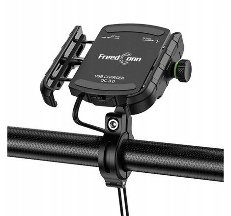 Suport pentru telefon FreedConn MC10K-V2 cu incarcator USB
