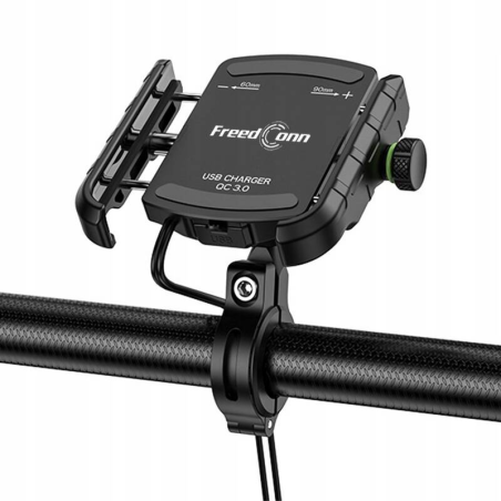 Suport pentru telefon FreedConn MC10K-V2 cu incarcator USB