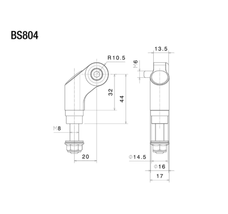 Suport oglinda RIZOMA BS804B