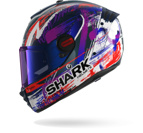 Casca Moto integrala SPARTAN RS CARBON ZARCO SIGNATURE Carbon Alb Violet