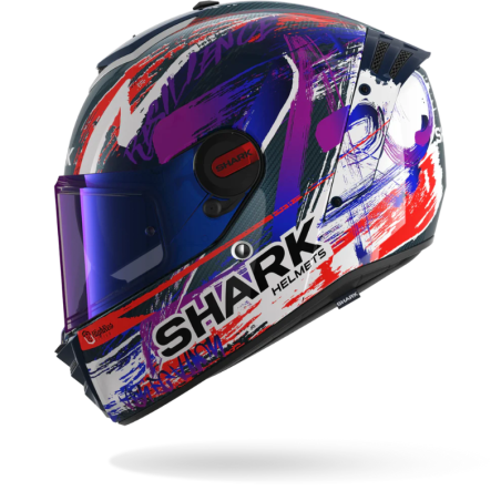 Casca Moto integrala SPARTAN RS CARBON ZARCO SIGNATURE Carbon Alb Violet