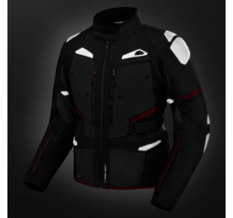 Geacă Moto Touring Shima Dune - Sistem 3-în-1, Impermeabilă