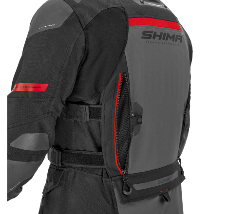 Geacă Moto Touring Shima Dune - Sistem 3-în-1, Impermeabilă