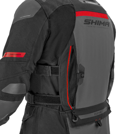 Geacă Moto Touring Shima Dune - Sistem 3-în-1, Impermeabilă